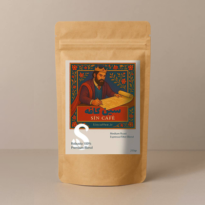 دانه قهوه 100 ربوستا