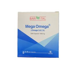 کپسول نرم مگا امگا باریویتال بسته 30 عددی*439