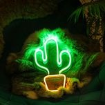 چراغ نئونی دیواری طرح کاکتوس*585