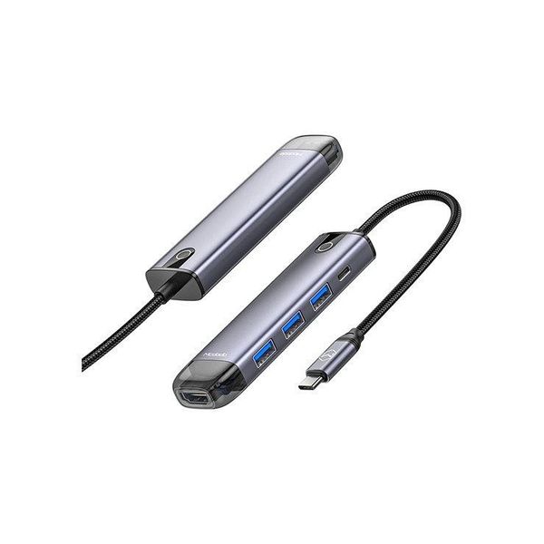 هاب 5 پورت USB-C مک دودو مدل HU-7750 با گارانتی شرکتی