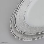 سرویس چینی 35 پارچه غذاخوری چینی زرین ایران طرح شهرزاد مدل ورونا درجه عالی