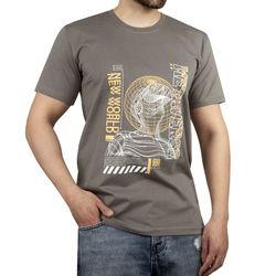 تی شرت آستین کوتاه مردانه آریان نخ باف مدل z 1861