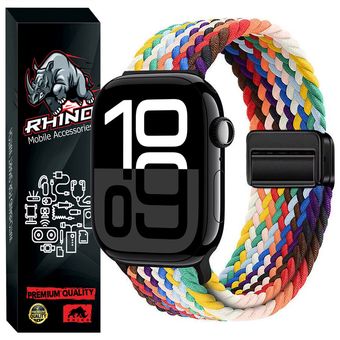 بند راینو مدل Braided Magnet مناسب برای اپل واچ سایز 44/45/46/49 میلی متری سری 1/2/3/4/5/6/7/8/9/10/SE/ULTRA