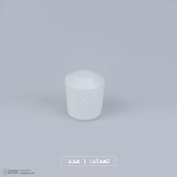 سرویس غذاخوری 28 پارچه چینی زرین ایران سری رادیانس مدل سفید درجه یک