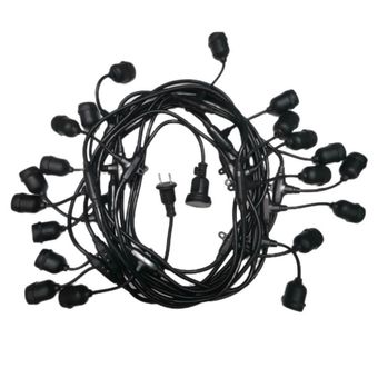 ریسه سرپیچ دار لامپ خور 10 متری واترپروف 20 شعله