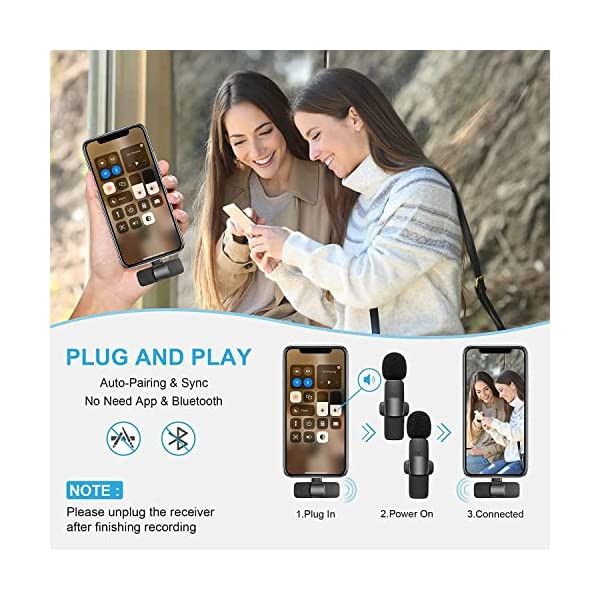 ست میکروفن یقه ای بیسیم مدل K9 Dual Lightning