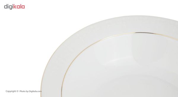 سرویس غذاخوری 102 پارچه چینی زرین ایران سری ایتالیا اف مدل Sepid Sadaf درجه عالی