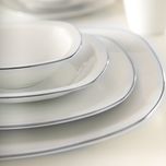 سرویس غذاخوری 98 پارچه چینی زرین ایران سری کواترو مدل سمن درجه یک