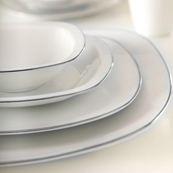 سرویس غذاخوری 98 پارچه چینی زرین ایران سری کواترو مدل سمن درجه یک