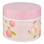 کرم اسکراب صورت و بدن بی آکوا مدل Peach مناسب برای انواع پوست وزن 140 گرم