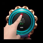 جارو شارژی عصایی دایسون مدل Gen5detect با موتور دیجیتالی 280 وات هوا، باتری 3800 میلی‌آمپر‌ساعت با عمر تا 70 دقیقه، فیلتر HEPA ض