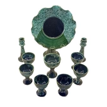 مجموعه ظروف هفت سین 10 پارچه مدل رو میزی کد a54