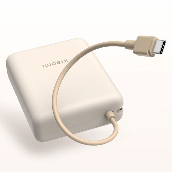 پاوربانک 33 وات شیائومی مدل PB1033MI ظرفیت 10000 میلیآمپرساعت به همراه کابل USB-C