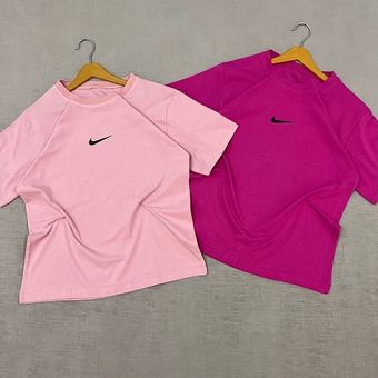 تیشرت زنانه نخی طرح نایک، فری سایز 42-36- کد 321-0517