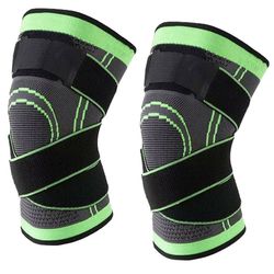 زانوبند ورزشی مدل ضربدری  کد FD-8803 بسته 2 عددی