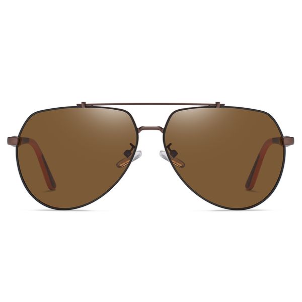عینک آفتابی خلبانی مردانه آلبرت وگ مدل 6322C108P112 Polarized Avantgarde Visionary