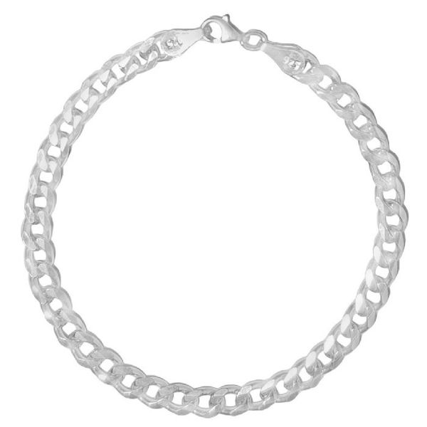 دستبند نقره مردانه کد P009