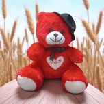 عروسک مدل خرس کلاهدار ارتفاع 20 سانتی متر