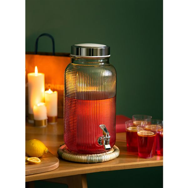 کلمن میس گلس مدل سزارB شیشه ای کد503001  گنجایش 5 لیتر