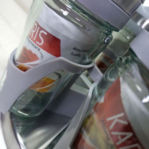 ست جا ادویه 7 پارچه کاپریس مدل فلورا کد GGG