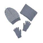 ست کلاه و شال گردن و دستکش بافتنی مدل SB-SS-0311*367