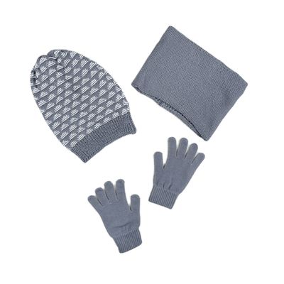 ست کلاه و شال گردن و دستکش بافتنی مدل SB-SS-0311*367