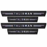 برچسب پارکابی خودرو سولگی مدل کربن کد J43 مناسب برای TALISMAN بسته 4 عددی