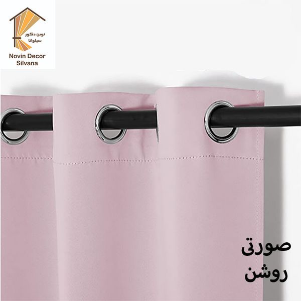 پرده نوین دکور سیلوانا مدل کتان 28 سایز 280 × 140 سانتی متر 