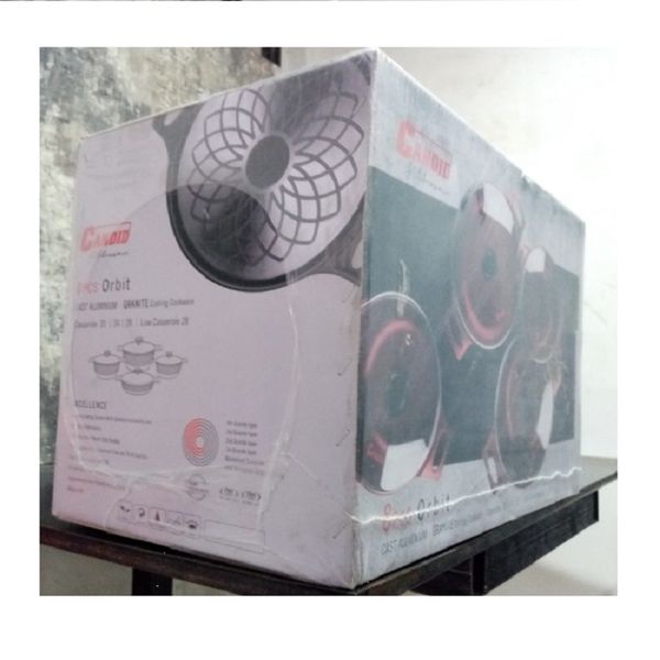 سرویس قابلمه و تابه گرانیتی 8 پارچه کاندید مدل اوربیت