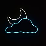 چراغ نئون فلکسی مدل ابر و ماه