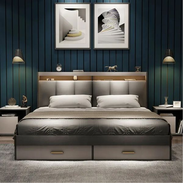 تخت خواب یکنفره مدل شارلوت سایز 120×200 سانتی متر