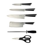 سرویس چاقو آشپزخانه 8 پارچه مدل خطی کد un-5544