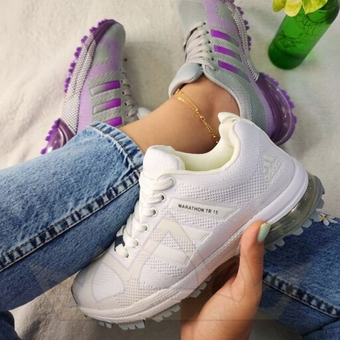 کتونی دخترونه طبی پابین مدل آدیداس ماراتن