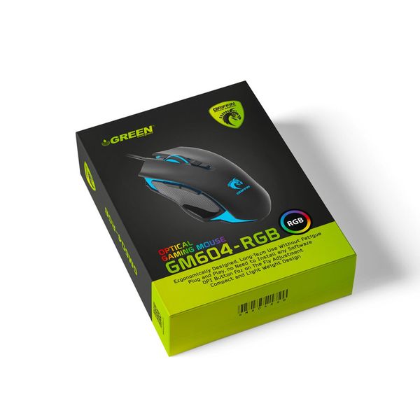 ماوس مخصوص بازی گرین مدل GM604-RGB