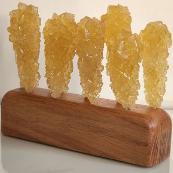 استند چوبی نبات‌خوری غراب چوب – مدل کریستال