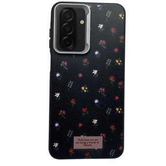 کاور طرح چرمی مدل گل ریز مناسب برای گوشی موبایل سامسونگ Galaxy A26