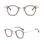 فریم عینک طبی چند ضلعی مدل TJ858C41P81 مناسب برای صورت گرد و بیضی