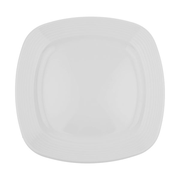 بشقاب غذاخوری چینی زرین ایران سری کواترو هتلی کد 25 درجه عالی بسته 6 عددی