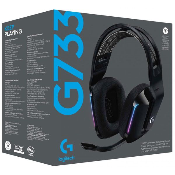 Wireless Gaming Headset Logitech G733 Lightspeed RGB