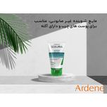 مایع شستوشوی صورت آردن سبوما، مناسب پوستهای چرب و آکنهدار، با خاصیت پاککنندگی، غیرصابونی، بدون روغن، ترکیبات بابونه، رزمار