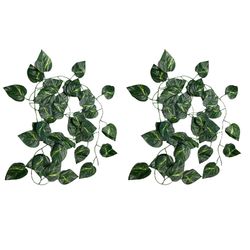 گل مصنوعی مدل ریسه پتوس بسته 2 عددی