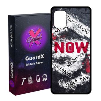 کاور گارد ایکس طرح متن مدل Glass10484 مناسب برای گوشی موبایل سامسونگ Galaxy A71 4G