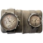 ست ساعت مچی عقربه‌ای کوارتز زنانه و مردانه سوئیس آرت مدل ANT122-123ST0000