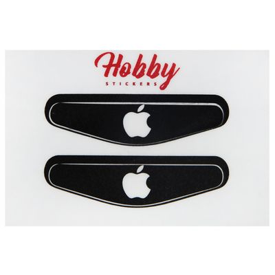 برچسب دوتایی دوال شاک 4 هابی طرح Apple Logo