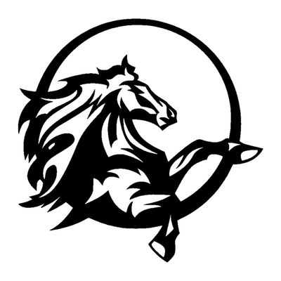 برچسب بدنه خودرو شیپرس طرح اسب کد SA006