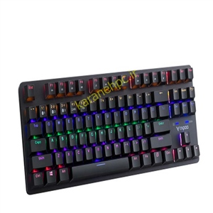 کیبورد رپو مدل V500PRO-87 باسیم Keyboard Rapoo V500PRO-87 Wired