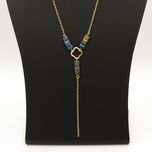 نیم ست طلا 18 عیار زنانه مانچو مدل smg024