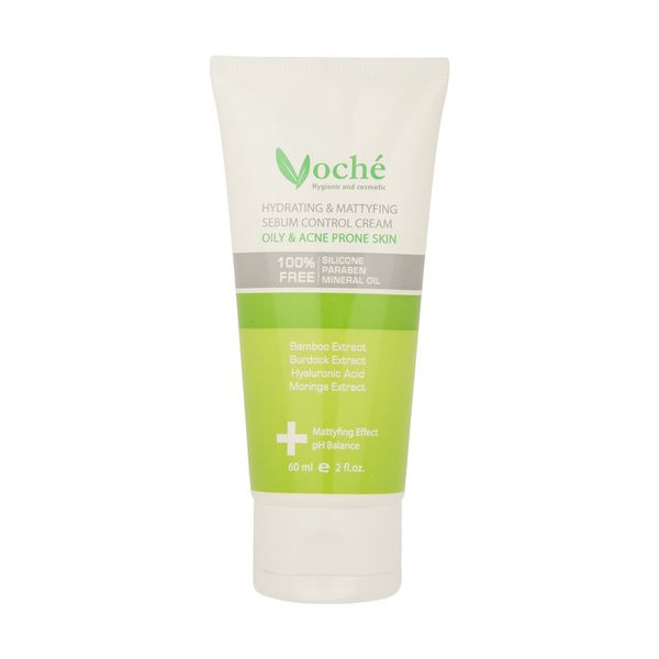 کرم آبرسان وچه مدل Bamboo مناسب پوستهای چرب و مستعد آکنه حجم 60 میلیلیتر