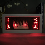 تابلو لایت باکس انیمه ای شارینگان ساسکه ناروتو | Naruto Sasuke Sharinngan Light Box