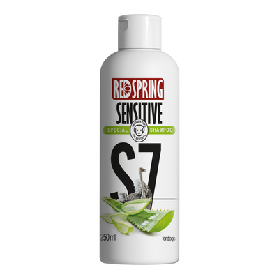 شامپوی رد اسپرینگ مخصوص موهای حساس رایحه ی آلوئه ورا / Red spring sensetive coat shampoo S7